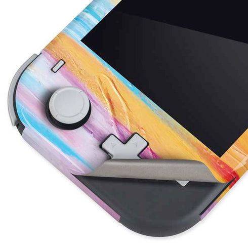 Etta Vee Multicolor Brush Stroke Nintendo Switch Lite Skin